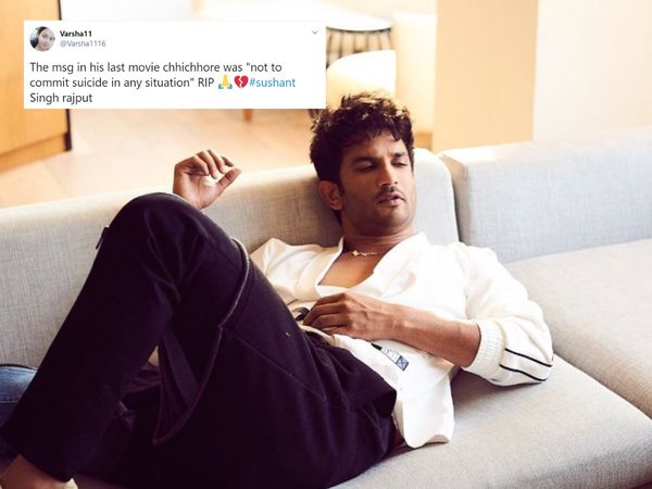 ‘Suicide is not the solution’: Netizens quote ‘Chhichhore’ dialogue after Sushant Singh Rajput’s suicide. | #SushantNoMore