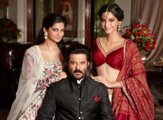 Sonam Kapoor With Father Anil Kapoor