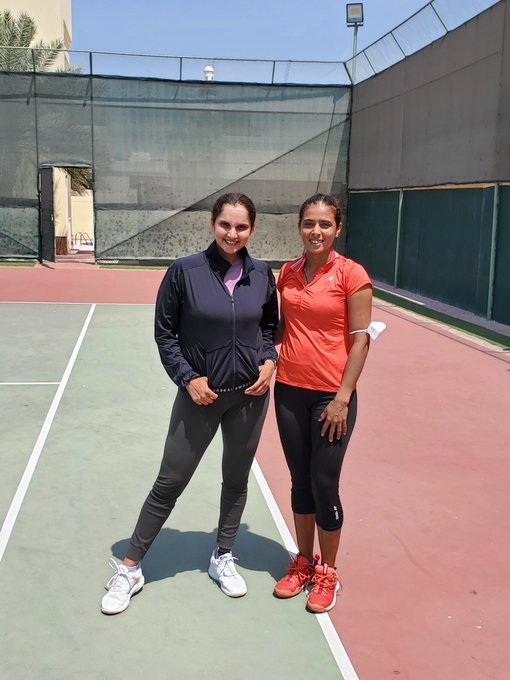 Sania Mirza and Ankita Raina