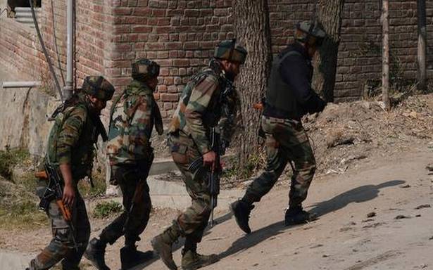 Three unidentified terrorists were killed in an #encounter